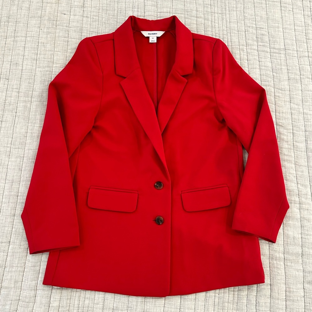 Women's Red Old Navy Blazer